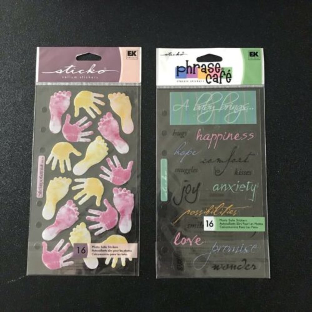 Scrapbooking Baby Stickers Phrase Cafe Sticko